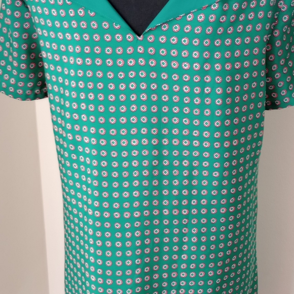 J.Crew Sz 6 Shift lined Dress Green - Picture 4 of 6